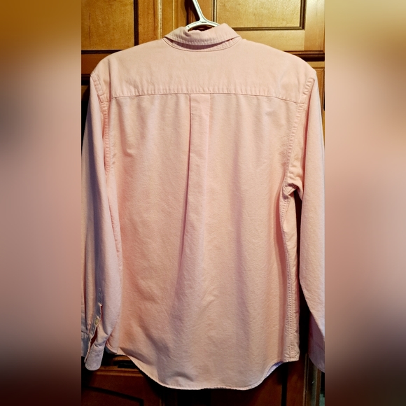 Boys Ralph Lauren Classic Fit Solid Pink Button Down 100% Cotton Shirt XL (20) - Picture 2 of 6